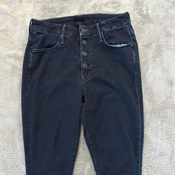 Mother Jeans The Pixie Ankle Fray Women's 26 Holding Hands Tightly Skinny - Picture 3 of 10